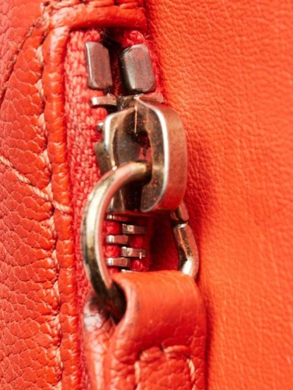Chanel Red Leather Coco Curve Crossbody Bag